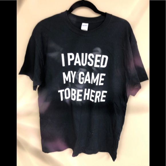 NWOT Black Gamer Tee - Picture 1 of 4